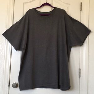 Fruit of the Loom Woman’s 4X Shirt Gray Short Sleeve Pullover
